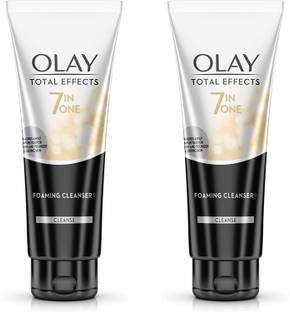 OLAY TOTAL EFFECTS 7 IN 1 FOAMING CLEANSER 100G PACK OF 2 Face Wash