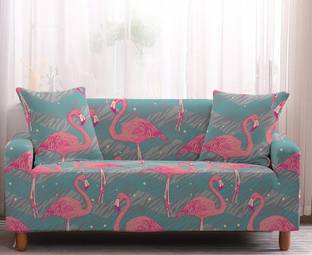 HOUSE OF QUIRK Polyester Cartoon 3 Seater Sofa Cover