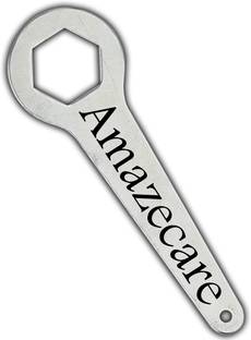 AMAZECARE Regulator Oxygen Cylinder Key Spanner Single Side Medical Oxygen Cylinder Key Single Sided Speciality Drop Forged Oxygen Cylinder Regulator Wrench Key Regulator Oxygen Cylinder Key Single Sided Speciality
