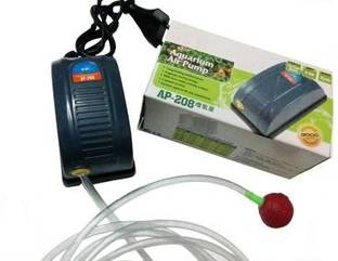 AKSHAT ENTERPRISES Air Pump with Air Stone, 1.5 miter Silicon Pipe Air Aquarium Pump