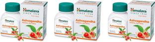 HIMALAYA Pure hurbs Ashwagandha general wellness rejuvenates mind and body 60 Tablets (Pack of 3)