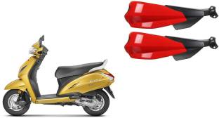 Buras NEW RED SHINE PROTECTIVE HANDGUARD FOR NEW ACTIVA 6G QUALITY PRODUCT FOR THE BIKERS Handlebar Hand Guard