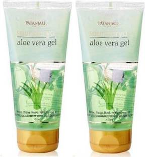 PATANJALI Saundarya Aloevera Gel COMBO(150mlX2=300ml) Face Wash
