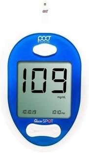 point of care Gluco SPOT Glucometer With 25 Test Strips Glucometer