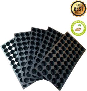 AST 50 Seedling Trays | 50 Holes per tray | Set of 50 Pro Trays | (50*50: 2500 Plants) | Full Size, Plant Container Set