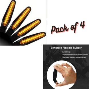 hjg Side, Front, Side, Rear LED Indicator Light for Honda, Bullet, Yamaha, KTM, Universal For Bike Pleasure, Pulsar 200NS, Platina 100, Passion X Pro