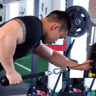 Spocco ®Single Tricep Rope , Multi Exercise Pull Down Triceps Bar