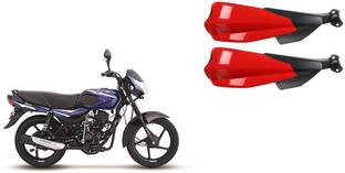 Buras NEW RED SHINE PROTECTIVE HANDGUARD FOR NEW BAJAJ CT 100 BEST QUALITY PRODUCT FOR THE BIKERS Handlebar Hand Guard