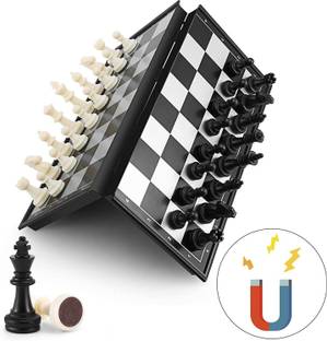 Royaldeals Magnetic Travel Chess Set with Folding Chess Board Educational Toys for Kids and Adults, 10inch Air Football Board Game