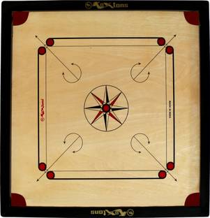 koxtons Coins, Striker and Powder 83.82 cm Carrom Board
