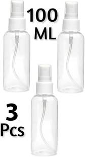 AMPEREUS Plastic Empty Spray Bottle Refillable Pump Hand Sanitizer 100ml Spray Bottle 100 ml Spray Bottle