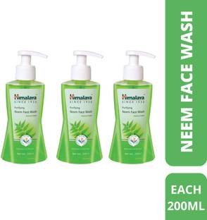 HIMALAYA Purifying Neem  200ml Each (Pack of 3) Face Wash