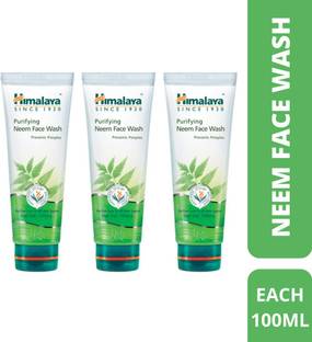 HIMALAYA Purifying Neem  100ml Each (Pack of 3) Face Wash