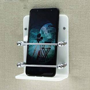 Chipkart Acrylic Mobile Stand Phone Charging Holder TV AC Remote Stand for Home ( Pack of 1)-(Single Mobile Stand) Acrylic Wall Shelf