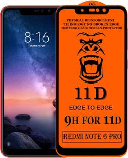 ज़ेस्टर एज टू एज टेम्पर्ड ग्लास MI Redmi Note 6 pro के लिए