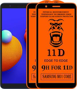 PFOAM Edge To Edge Tempered Glass for samsung galaxy m01 core