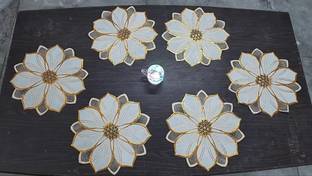 DELHI PVC CORP Round Pack of 6 Table Placemat