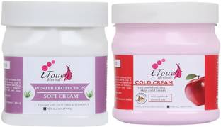 I TOUCH HERBAL Winter Protection Cream 500 ml + Fruit Cold Cream 500 ml ( Pack Of 2 )