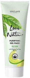 Oriflame Sweden love nature tea tree gel wash