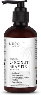 Nuskhe By Paras Ayurvedic Coconut Shampoo for Anti Hair Fall, Deep Conditioning, Shine & Bounce ( 200ml -Unisex )