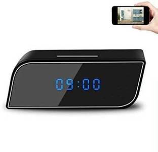 M & V Solutions Digital spy Table Clock Camcorder Camera WiFi Night Vision 1080p spy Camera hd Video Recording with Audio 2-3 Hours Battery Backup 12 mega Pixel Lens Full hd Mini spy Camera for Home Security Camera