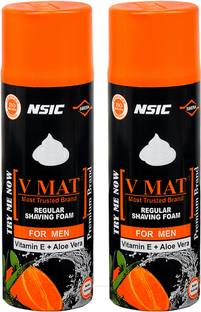 v mat Shaving Foam Set of 2