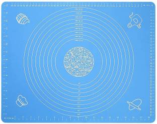 VILAP Baking Mat for Pastry Rolling with Measurements | Silicone Non-Stick Fondant Mat | Liner Heat Resistance Table Placemat Pad Pastry Board | Reusable BPA Free Silicone Vertical Dough Maker