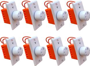 Hiru SWITCH 7 STEP - 8 PCS Simple FAN REGULATOR for Home & Office Step-Type Button Regulator