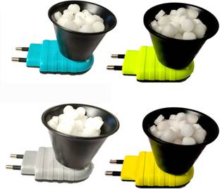 CraftQua Electric Kapoor Dani Steel Direct Plug-In Dhoop Dani Bakhoor Camphor Burner For To keep Away Mosquitoes|Stainless Steel Incense Holder & Electric Dhoop Dani or Incense Burner(Useful for Loban,Bakhoor,Oudh,Agarbatti and Aroma Oil) kapoor dani with advance Heating Element (Pack of 4) Stainless Steel Incense Holder