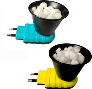 CraftQua Electric Kapoor Dani Steel Direct Plug-In Dhoop Dani Bakhoor Camphor Burner For To keep Away Mosquitoes|Stainless Steel Incense Holder & Electric Dhoop Dani or Incense Burner(Useful for Loban,Bakhoor,Oudh,Agarbatti and Aroma Oil) kapoor dani with advance Heating Element (Pack of 2) - Multicolor Stainless Steel Incense Holder