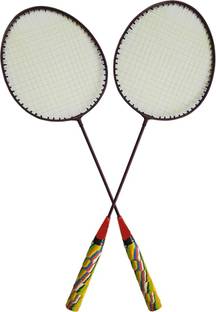 Scorpion Set of Badminton Racket Set, Pair of Racket, Lightweight & Sturdy Multicolor Strung Badminton Racquet