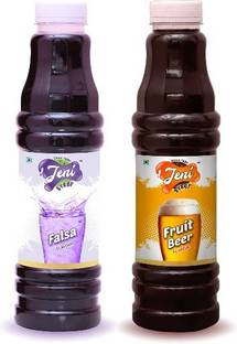 jeni Falsa, Fruit Beer Sharbat [Pack of 2 Flavors] Falsa Sharbat, Fruit Beer Soda