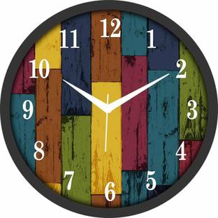 RUDRAAKSH Analog 28 cm X 28 cm Wall Clock