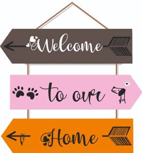 Brothers Creation Welcome To our Home Wall hanging Decorative Showpiece  -  60 cm
