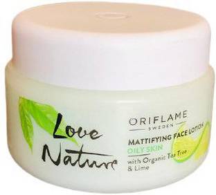 Oriflame Love Nature Mattifying Face Lotion With Organic Tea Tree & Lime