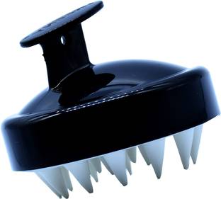 Vreeny Hair Scalp Massager Brush |Hair Washing Brush Silicone Head Body Massager Brush | Shampoo Scalp Shower Hairbrush Hair Washing Exfoliating Massager Brush |A
