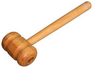 Fitness Solutions Cricket Bat Knocking Wooden Hammer ( ENGLISH AND KASHMIR WILLOW BAT USE ) Wood Bat Mallet