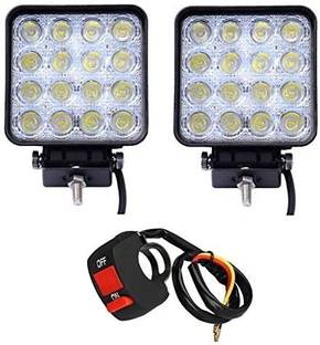BOOSTY LED Fog Light for Universal For Bike, Universal For Car Bullet Trials 350, Discover 110