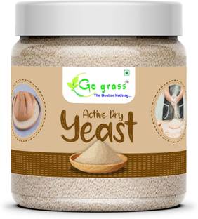 GO GRASS Active Dry Yeast | Yeast for Pizza Base Pantry, Baking Bread and Cake, Khamir Powder, Instant Yeast for Baking Yeast Powder