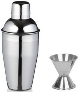 Dynore (Medium) - Delux cocktail shaker and peg measure 2 - Piece Bar Set