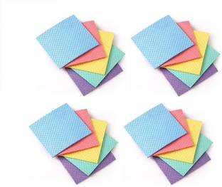 Flipkart SmartBuy Aashable Sponge Wipes with super absorbent for kitchen and home cleaning Wet Microfiber, Sponge Cleaning Cloth