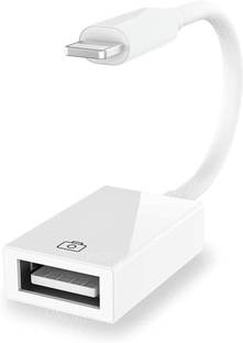 ONCRO White Lightning OTG Adapter, Lightning to USB Camera Adapter Data Sync Cable Compatible with iPad / iPhone OTG, USB Female Supports Connect Card Reader, U Disk, Keyboard, Mouse, Flash Pendrive Phone Converter