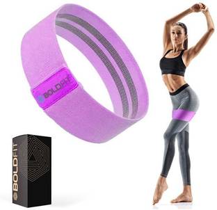 BOLDFIT Fabric Resistance Band - Loop Hip Band for Women & Men for Hip (Heavy) Back / Lumbar Support