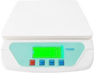 TCP New 25kg Multipurpose Kitchen White Digital Weighing Machine TS-500 Weighing Scale
