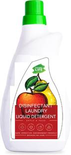 Natural Life Disinfectant Liquid & Laundry Detergent with Natural Ingredients |Prevents & Continuously Kills 99.99% Germs - 1 Litre