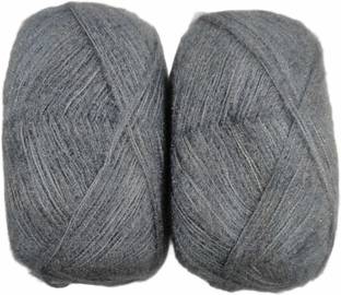 RCB Oswal Tarang Gold Knitting Wool Yarn, Soft Tarang Gold Feather Wool Ball Dark Grey 200 gm Best Used with Knitting Needles. by Oswal Shade no-30