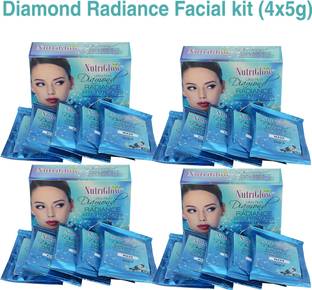 NutriGlow SET OF 4 DIAMOND RADIANCE FACIAL KIT