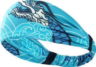 teknik Printed Multifunction Sports Sweatband Headband Microfiber Men and Women Head Band