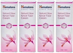 HIMALAYA NATURAL GLOW KESAR FACE CREAM 50G X 4