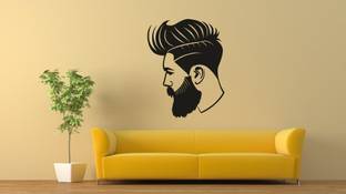 qthinfra 120 cm BEARD MAN Self Adhesive Sticker